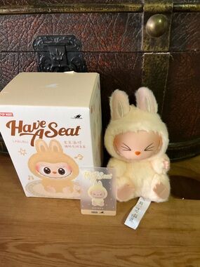POP MART Plush Box with Cream & Pink Bunny Plush